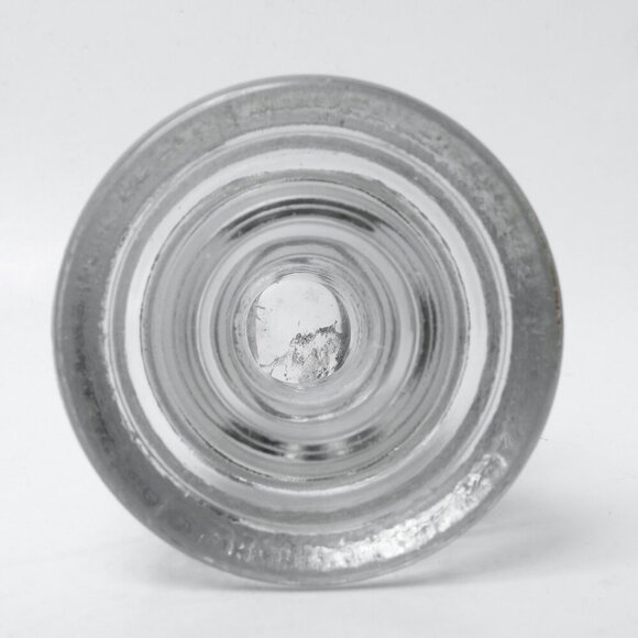 Antique Whitall Tatum Clear Glass Insulator #511A Made in USA Americana - Picture 6 of 8